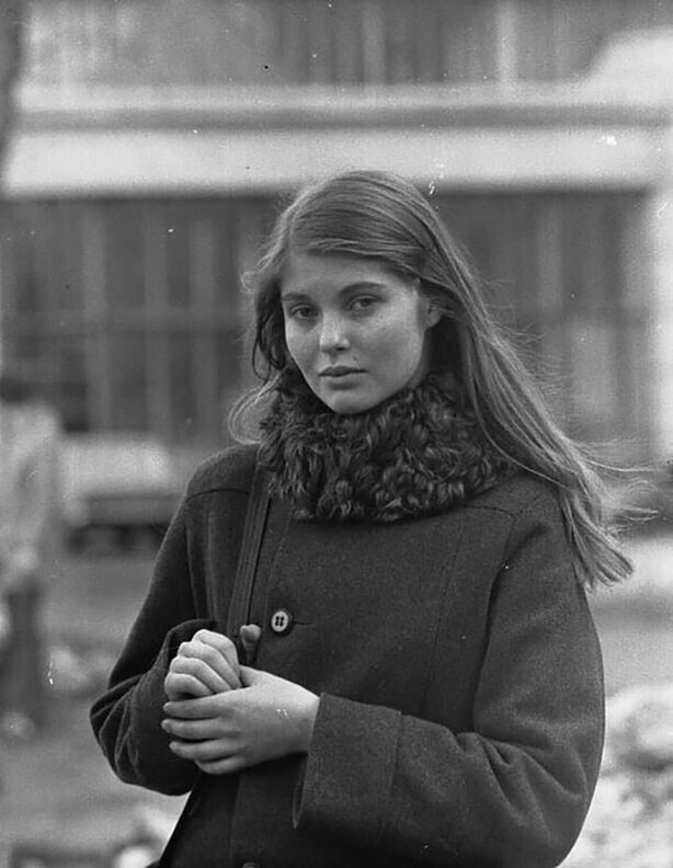 Студентка МАРХИ. Фото Александра Козлова, 1982 год