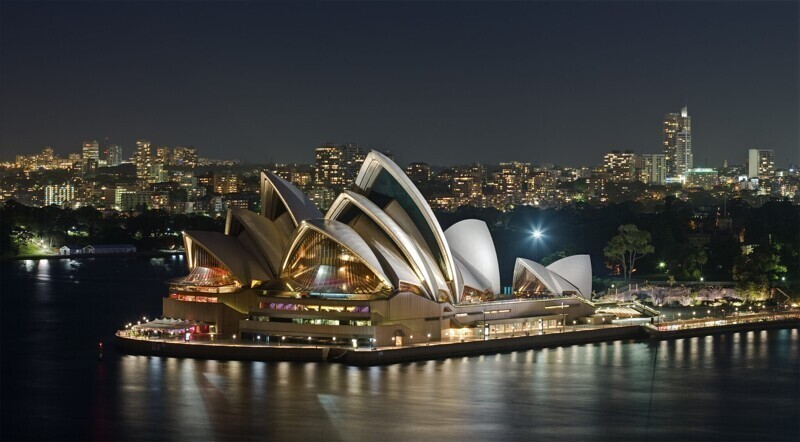 1. Оперный театр в Сиднее, Австралия