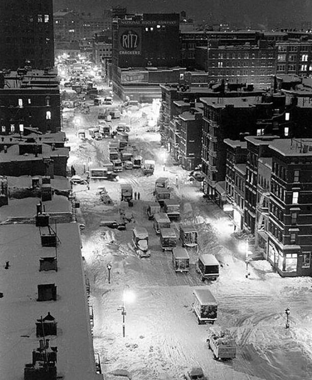 Снег в Нью-Йорке. 1947 г.