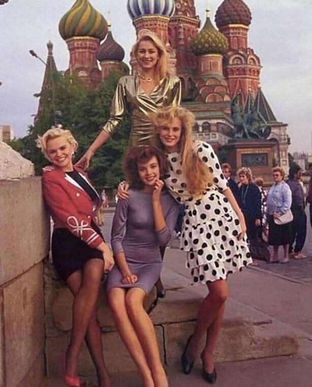 Фотосессия Русские девушки для журнала Playboy. Москва, СССР, 1989 год