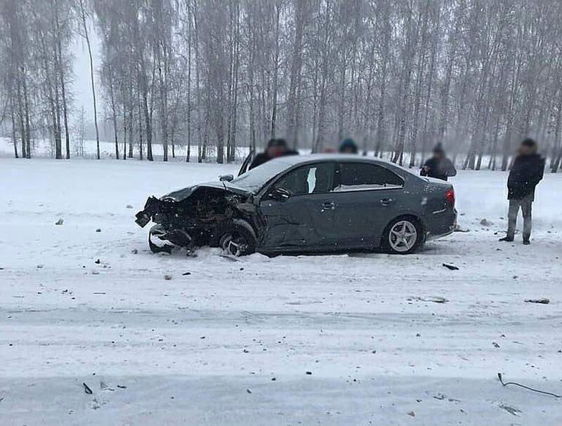 Авария дня. Смертельное ДТП во время снегопада в Башкирии
