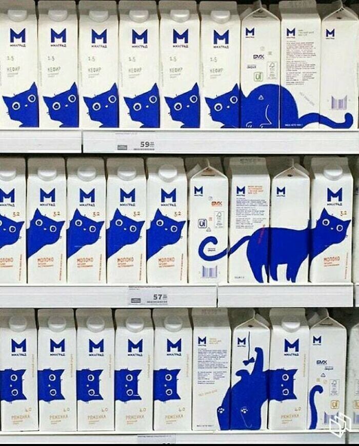 Это не просто молоко с котиком. Это молоко-конструктор с котиком!