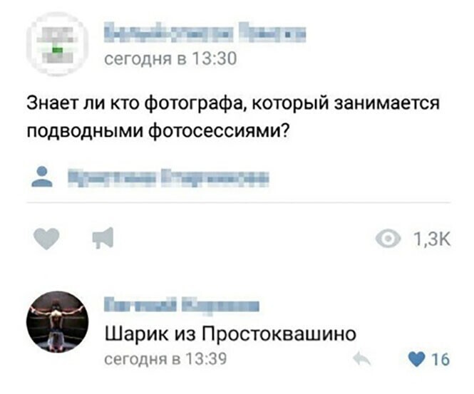 Скрины из соцсетей