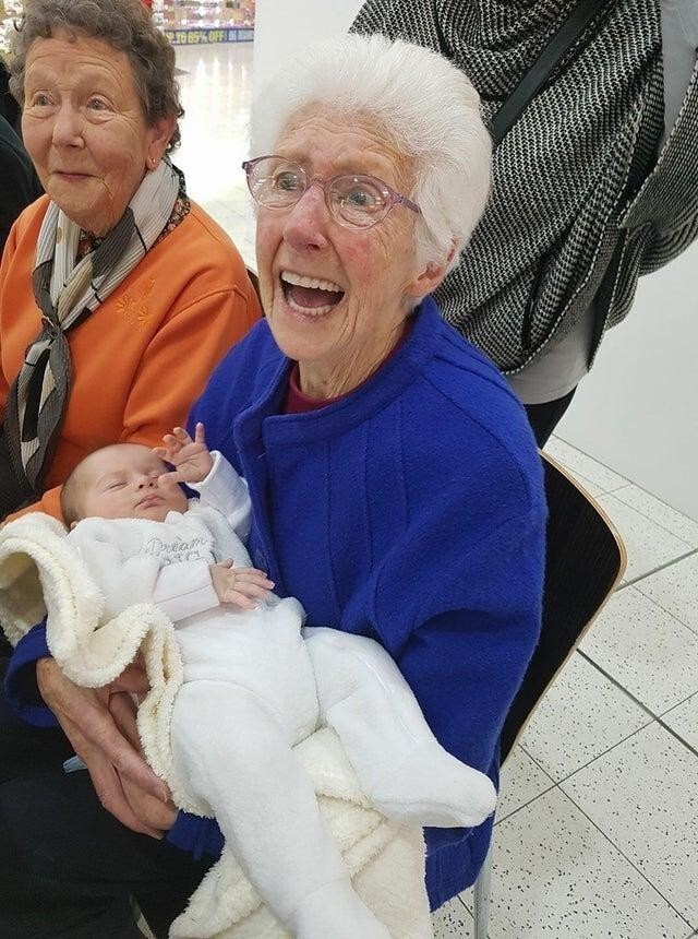 Счастливая прабабушка