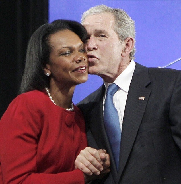 Влюбленность Джорджа Буша-мл. в Кондолизу Райс ?