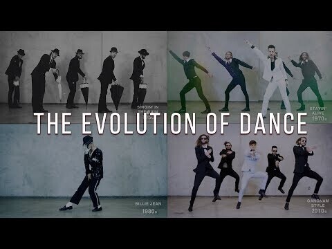 Эволюция танцев с 1950х до 2019 