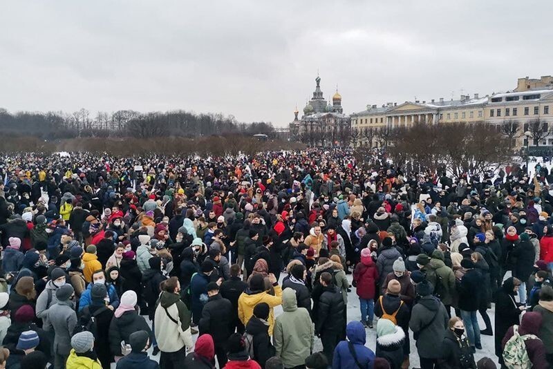 Митинг в Санкт-Петербурге