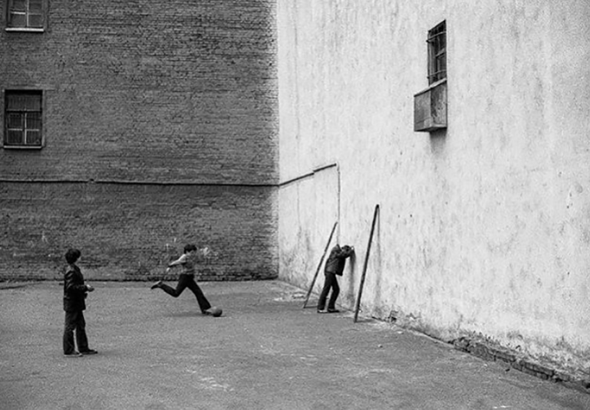 Игра мальчишек - штрафной удар, 1982 года (июнь), г. Ленинград
