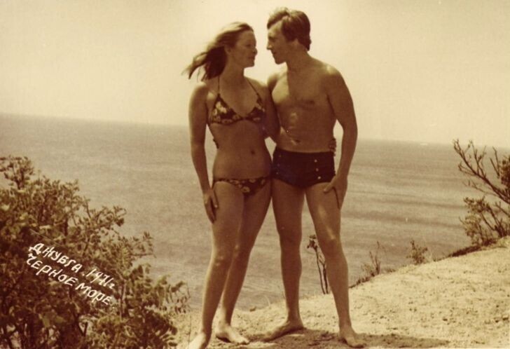 Владимир и Марина во время круиза по Черному морю, август 1971 года (фото из личного архива С. Демина)