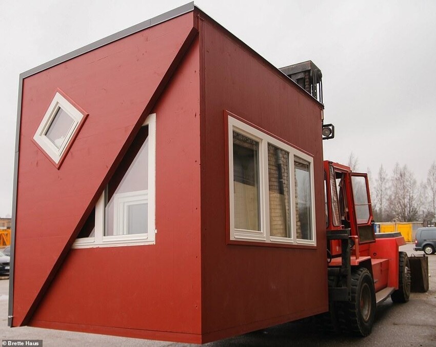 Складные дома-оригами: оригинальное жилище от латвийского стартапа