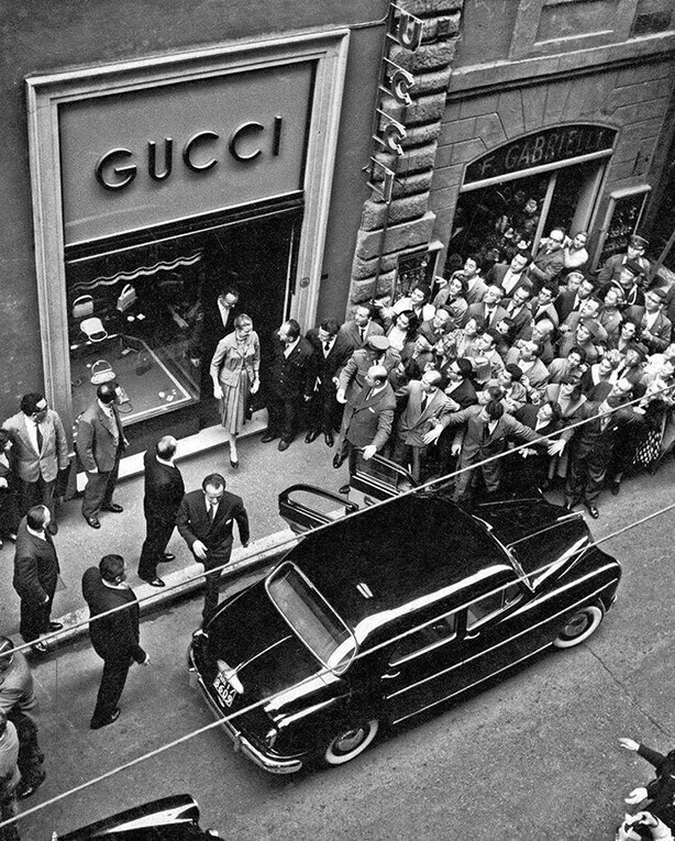 Открытие первого магазина Gucci