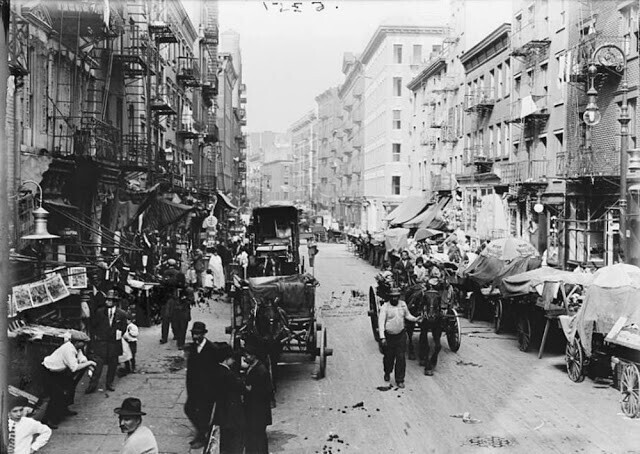 Итальянские иммигранты в Нью-Йорке начала ХХ века