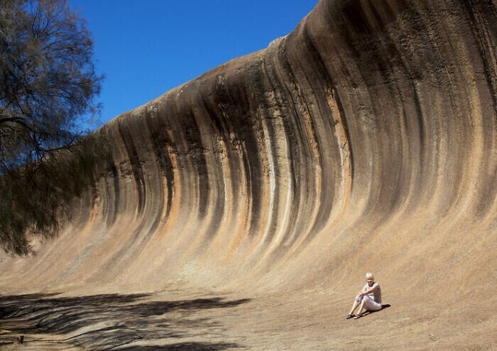 19. Скала "Волна" (Wave Rock), Хайден, Западная Австралия