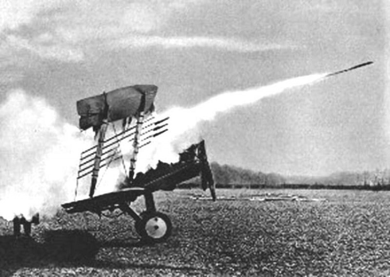 Ракеты "воздух-воздух" времен Первой мировой войны