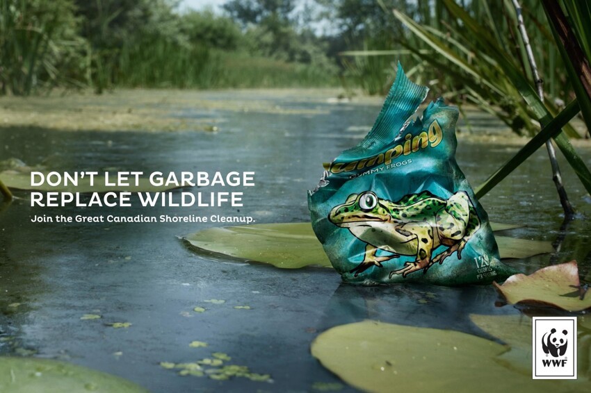 Не позволяйте мусору убить природу