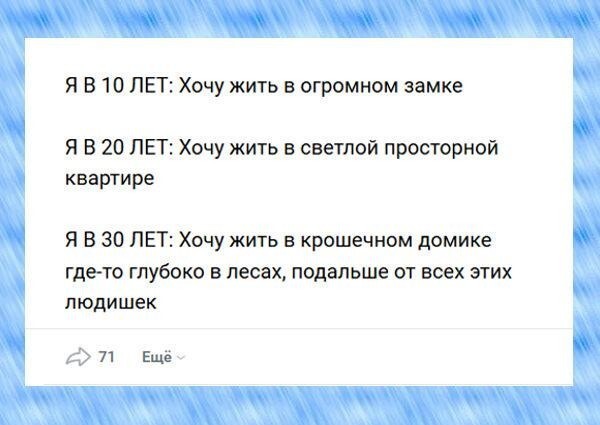 Посвящается всем тем, кто перешагнул тридцатилетний рубеж