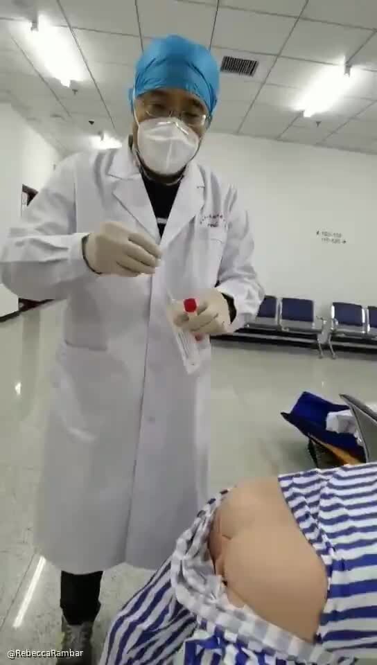 В Китае начали использовать новый способ для тестирования на коронавирус — ан... 