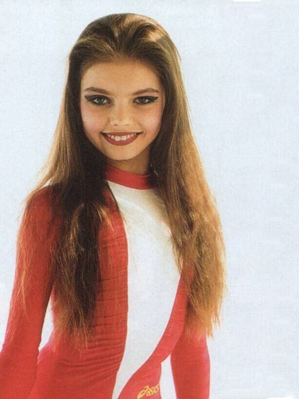 Молодая Алина Кабаева, начало 90-ых
