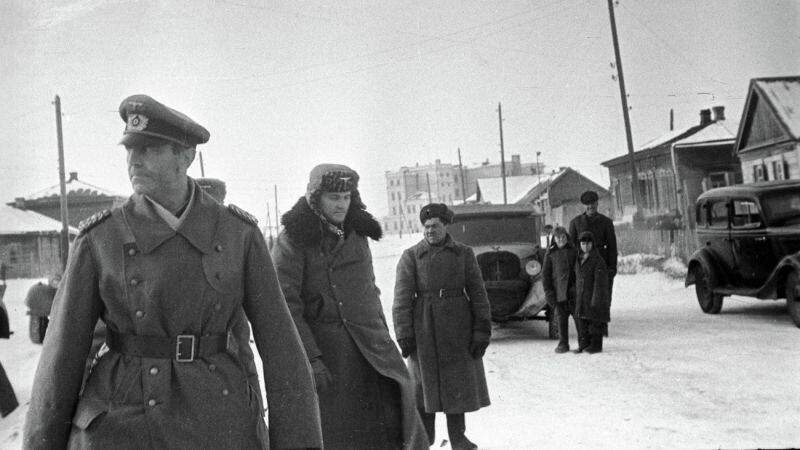 Пленение фельдмаршала Паулюса в Сталинграде