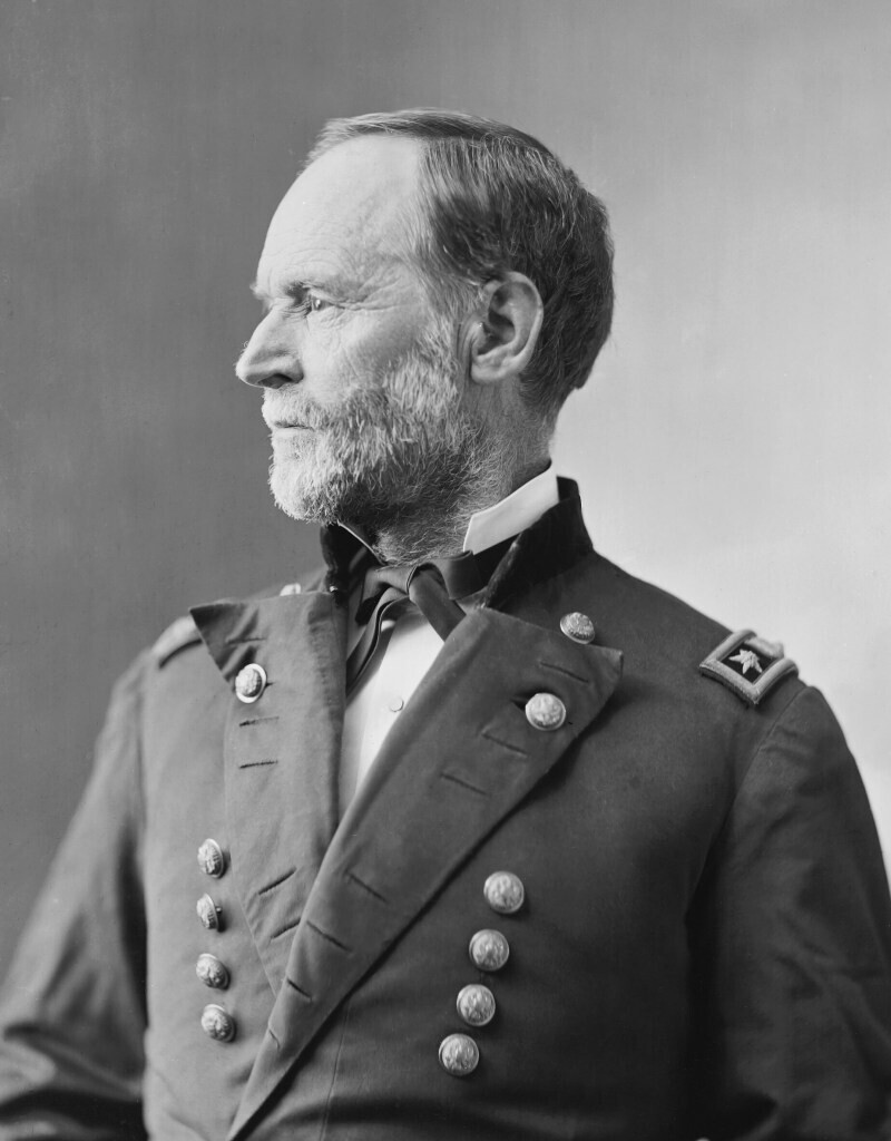 2. Генерал Уильям Текумсе Шерман, около 1865 г.