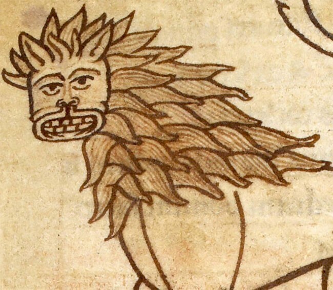 Похоже, средневековые художники никогда не видели настоящего льва