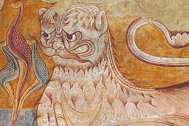 Похоже, средневековые художники никогда не видели настоящего льва