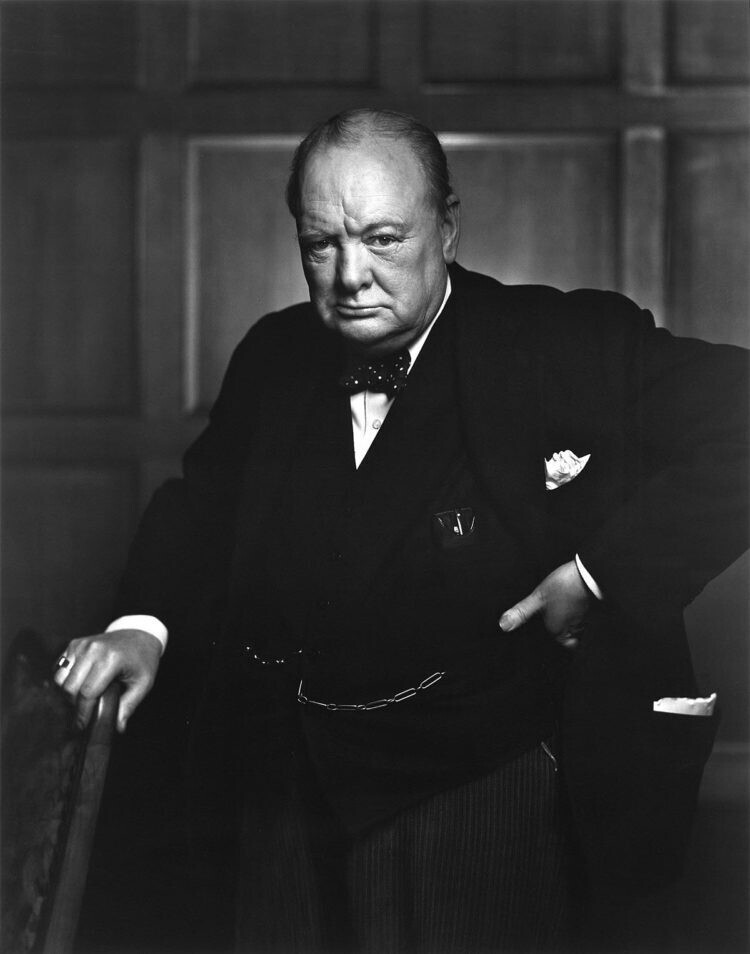 Юсуф Карш, "Портрет Уинстона Черчилля", 1941 г.