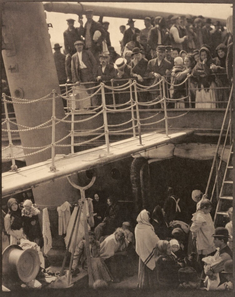 Альфред Стиглиц, "Палуба для пассажиров третьего класса", 1907 г.