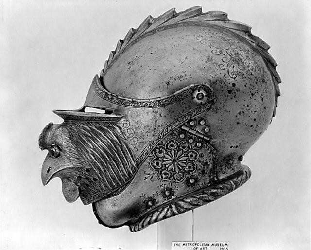 Немецкий шлем середины XVI века