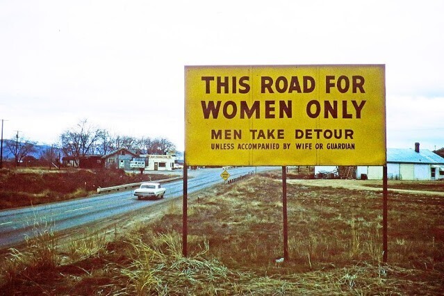 Эта дорога только для женщин