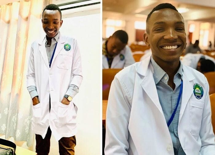 4. "Я встретила этого паренька несколько лет назад в приюте в Танзании и сказала, что если он будет хорошо учиться, я оплачу ему обучение, чтобы он смог воплотить свою мечту стать врачом"