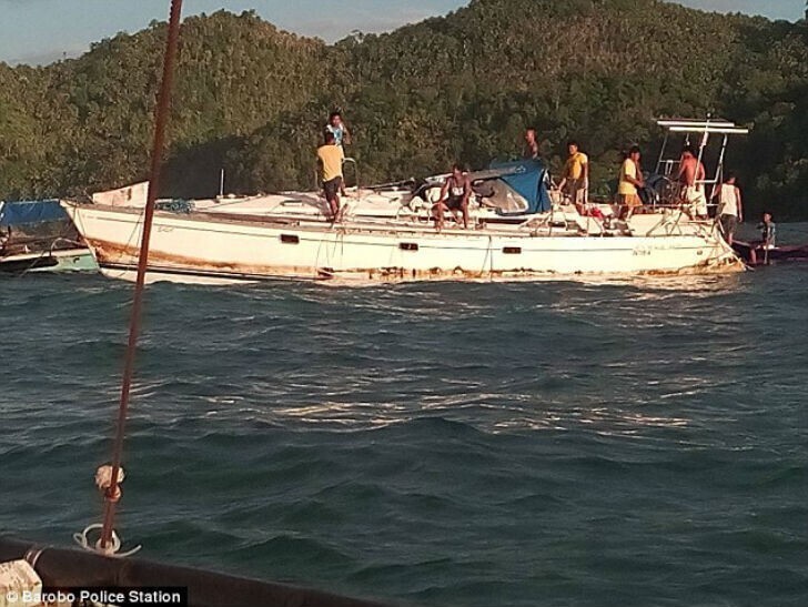 Яхта была обнаружена у берегов острова Баробо.