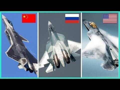 Сравнение самолётов Китая, США и России 