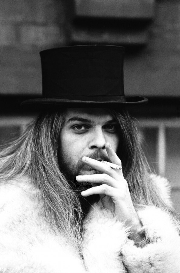 Февраль 1971 года. Леон Расселл, американский музыкант. Фото Jan Persson.