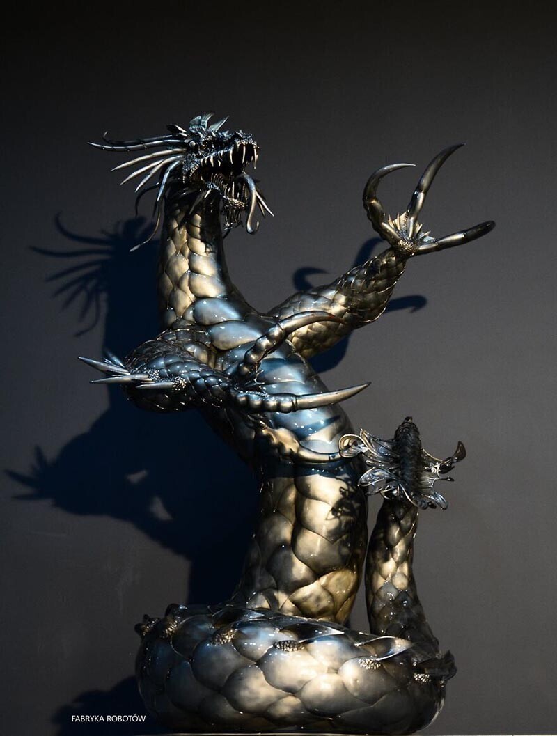 Художник из Польши создаёт потрясающие скульптуры из металлолома