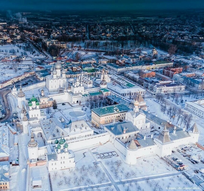 Взгляд на зиму с квадрокоптера