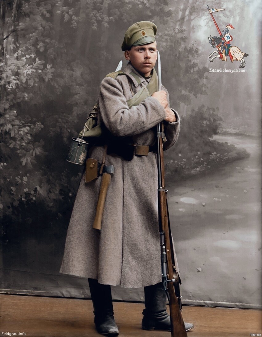 Российский солдат 1916 год