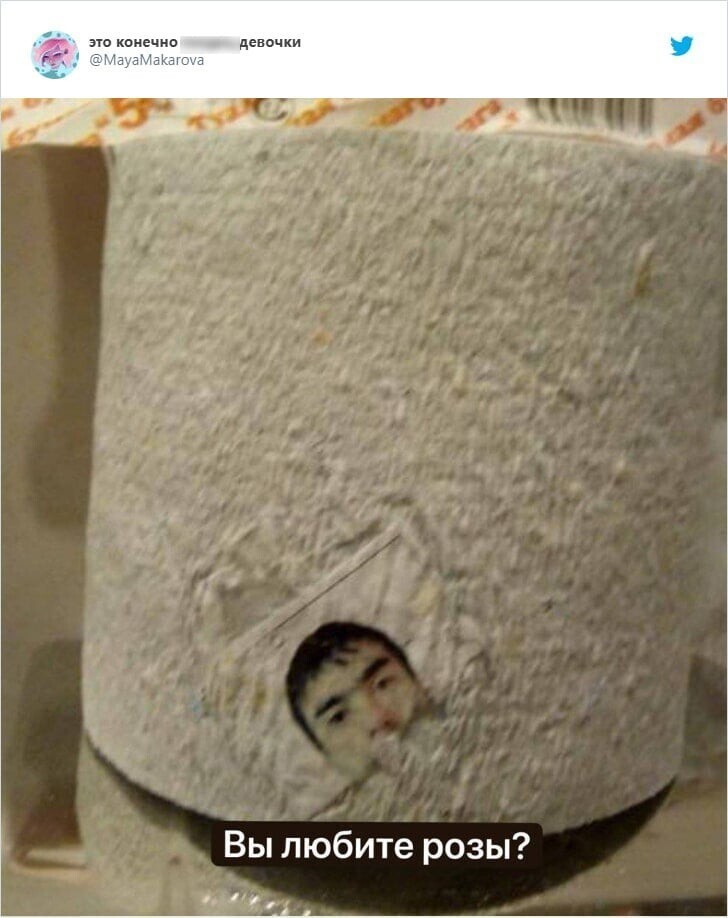 Пользовательница Твиттера обнаружила на туалетной бумаге сюрприз