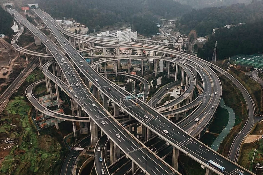 Как строят дороги в Китае