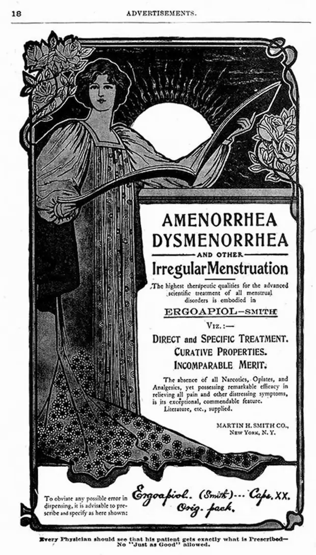 Лекарство от менструальных сбоев со спорыньей и апиолом (экстракт петрушки и сельдерея)