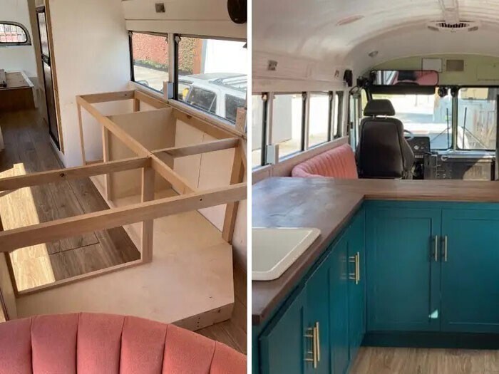 Две женщины купили старый школьный автобус и превратили его в свой дом