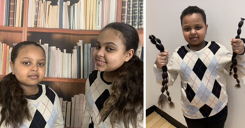 Братья пять лет отращивали волосы вопреки насмешкам одноклассников, чтобы помочь больным детям