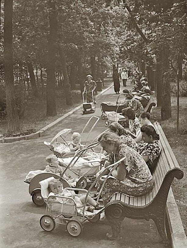 В парке. 1955 год
