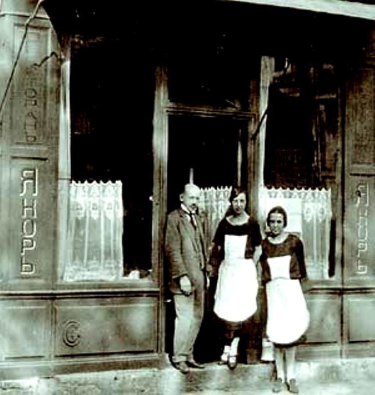 Русский ресторан «Якорь» княгини Варвары Репниной, 1930-е.