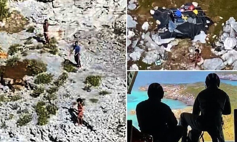 Двое мужчин и женщина застряли на необитаемом острове на 33 дня