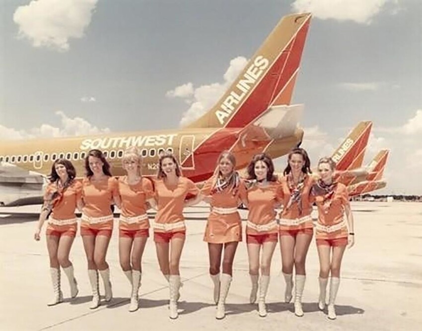 Стюардессы 70-х.