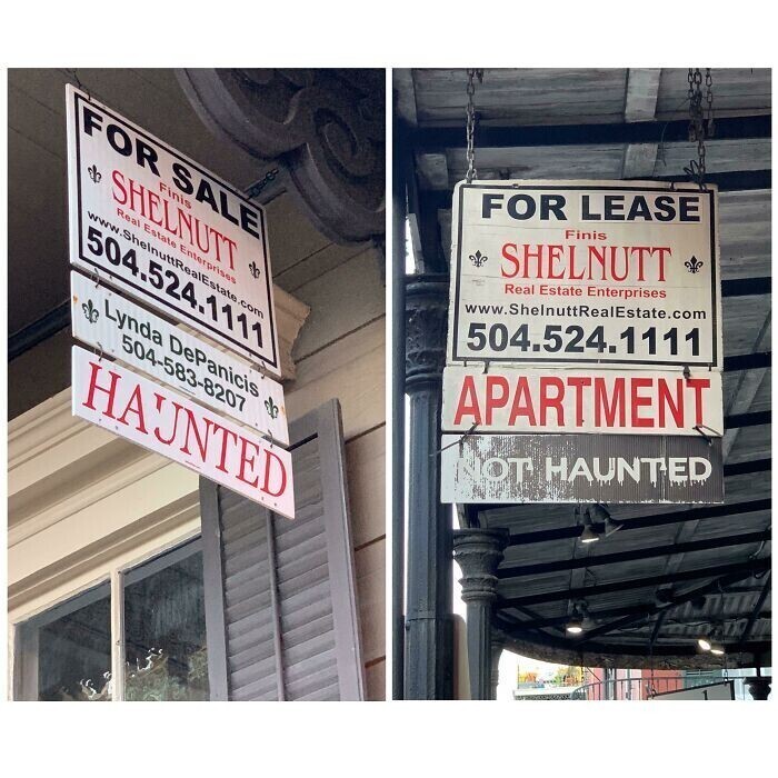 В Новом Орлеане агенты по недвижимости обязательно указывают в объявлении, есть в доме привидение или нет