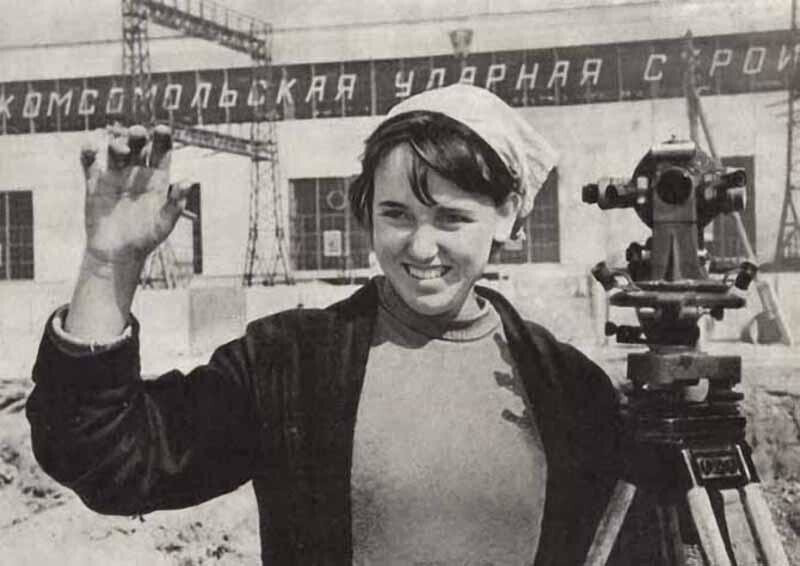 Рабочая краса или как выглядели рабочие девушки в СССР