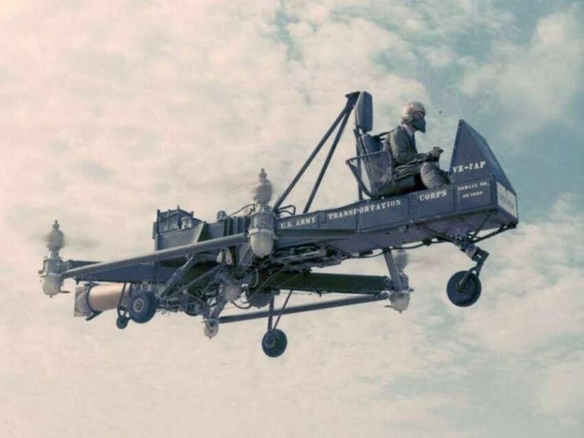 Этот самолет вертикального взлета и посадки был разработан для армии США компанией Curtiss-Wright, 1958 год
