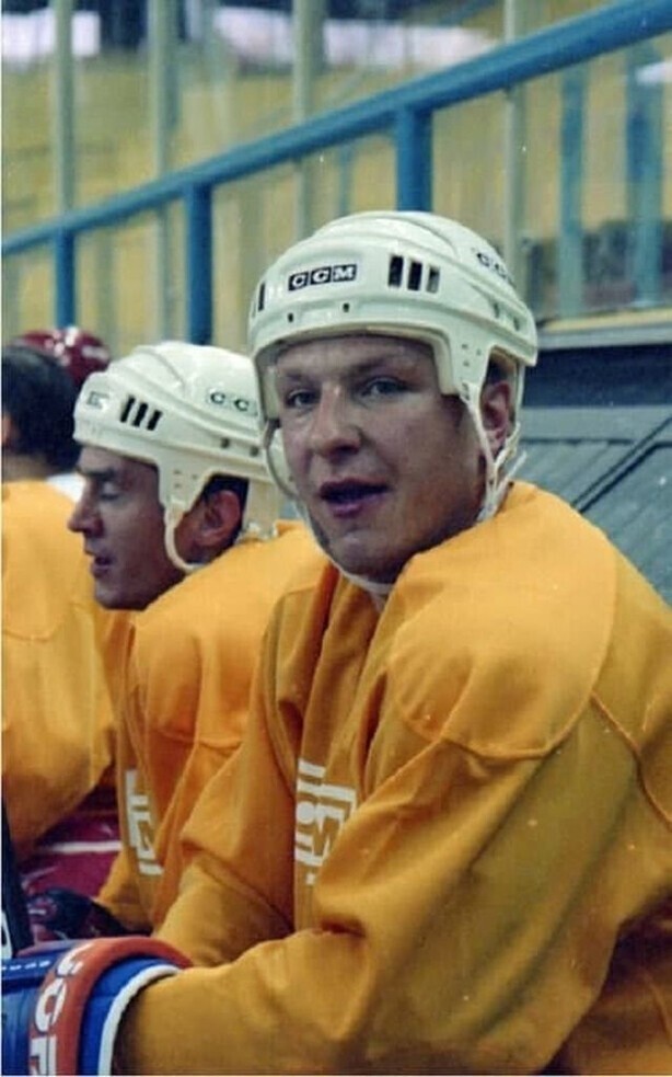 Дарюс Каспарайтис и Александр Семак на тренировке «Звезд 1994»